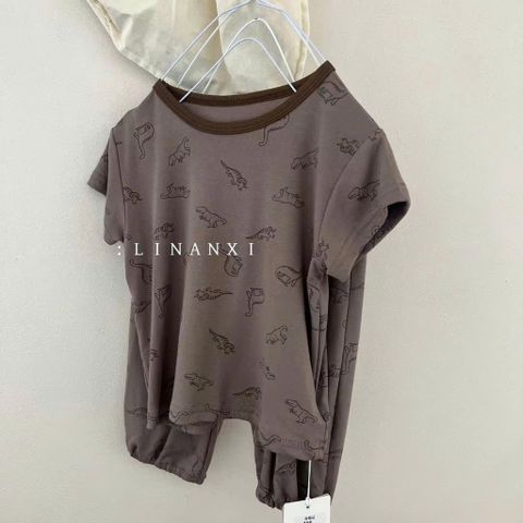 Bộ Đồ Cộc Tay Quần Dài Chống Muỗi Cho Bé - Cotton Mát Mẻ Họa Tiết Dễ Thương, Thời Trang Hè 2025, Phù Hợp Với Bé Trai & Bé Gái