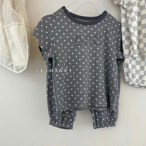 Bộ Đồ Cộc Tay Quần Dài Chống Muỗi Cho Bé - Cotton Mát Mẻ Họa Tiết Dễ Thương, Thời Trang Hè 2025, Phù Hợp Với Bé Trai & Bé Gái