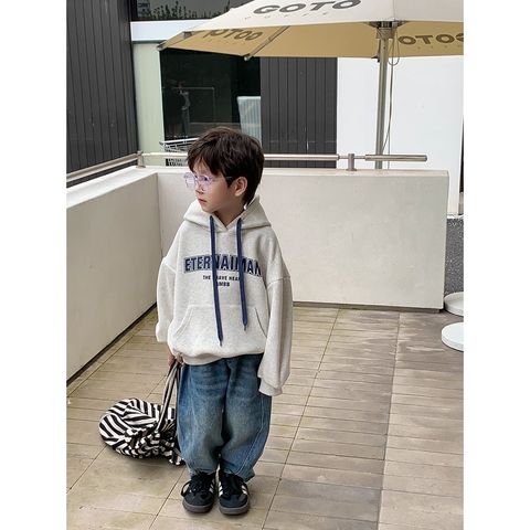 Áo Hoodi Có Mũ Thu Đông Ambb Kids Cho Bé Trai Bé Gái - Áo Khoác Rộng Phong Cách Năng Động, Chất Liệu Thun Co Giãn 4 Chiều