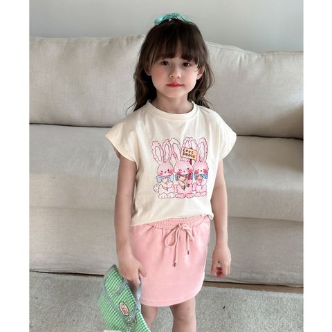 Áo Sơ Mi Thêu Hoa Tay Phồng và Chân Váy Hồng Dễ Thương Cho Bé Gái - Thời Trang Mùa Hè Năng Đ động Ambb Kids