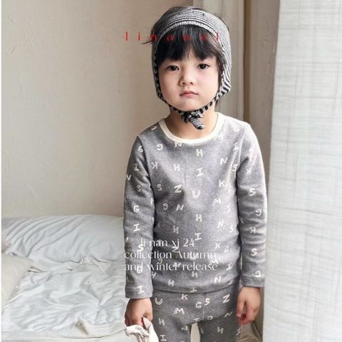 Bộ Đồ Dài Tay Cotton Giản Dị Cho Bé Trai & Bé Gái - Chất Liệu Mềm Mại, Thiết Kế Dễ Thương, Thích Hợp Mùa Thu Đông 2025