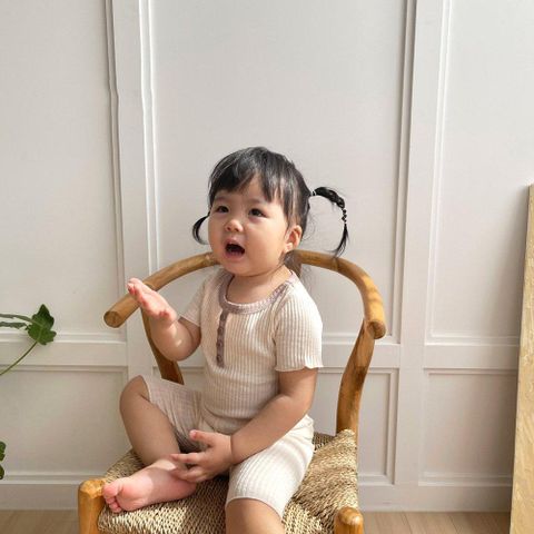 Bộ Cộc Thun Gân Dove LimeBlue Cao Cấp Cho Bé 6-19kg - Thời Trang Xuân Hè 2022, Siêu Đẹp và Thoáng Mát