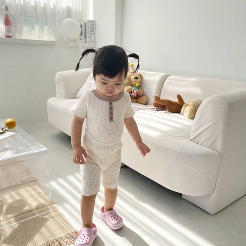Bộ Cộc Thun Gân Dove LimeBlue Cao Cấp Cho Bé 6-19kg - Thời Trang Xuân Hè 2022, Siêu Đẹp và Thoáng Mát