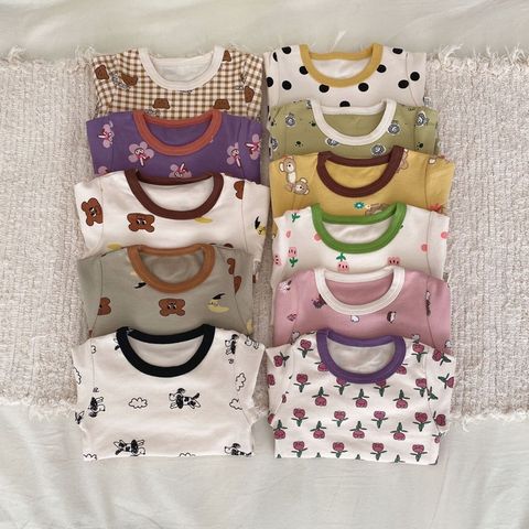 Bộ Đồ Dài Tay Thu Đông AMBB KIDS Cho Bé Trai Gái - Quần Áo Ngủ Xuất Hàn Chất Liệu Thun Thoáng Mát Dễ Thương 2024