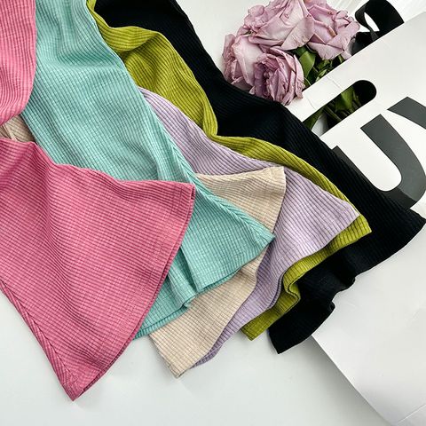 Quần Dài Tăm Mỏng Ống Loe Bé Gái Ambb Kids - Quần Legging Thun Mềm Mại, Thoải Mái Dành Cho Trẻ 1-8 Tuổi Phong Cách Hiện Đại