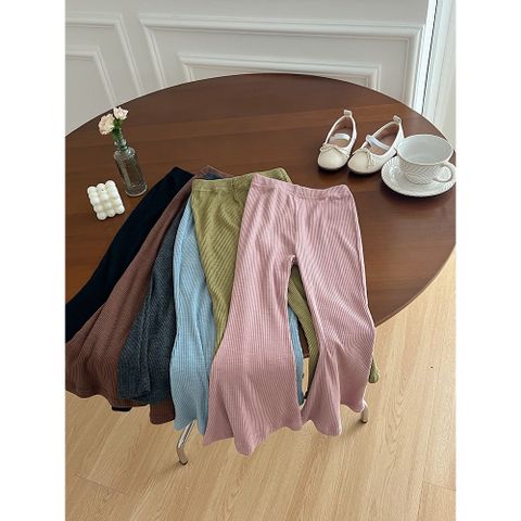 Quần Dài Tăm Mỏng Ống Loe Bé Gái Ambb Kids - Quần Legging Thun Mềm Mại, Thoải Mái Dành Cho Trẻ 1-8 Tuổi Phong Cách Hiện Đại