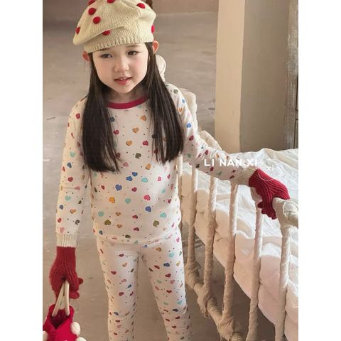 Bộ Đồ Ngủ Dài Tay Lót Nhung Ấm Cho Bé Trai Bé Gái Hàn Quốc - Hoạ Tiết Dễ Thương, Size 90-140, Thích Hợp Mùa Thu Đông 2025