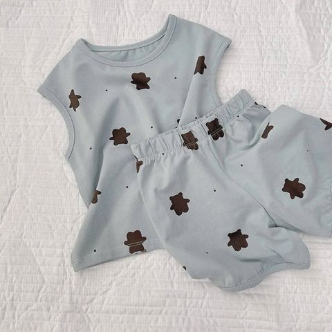 Bộ Đồ Sát Nách Oh Baby Phong Cách Hàn Quốc - Thời Trang Bé Hè 2022, Nhiều Màu, Size đa dạng cho Trẻ từ 4-12 kg