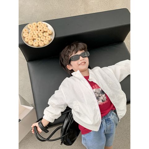 Áo Khoác Chống Nắng Thoáng Khí Ambbkids 2023 - Thiết Kế Phong Cách Cho Bé Trai, Bé Gái Với Thêu Chữ SUN - Bảo Vệ Trong Ngày Hè Nắng Ọi Bức