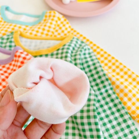 Bộ Dài Tay Kẻ Caro Hàn Quốc Cho Bé - Thời Trang Thu Đông Cao Cấp Dễ Thương Cho Bé Trai & Bé Gái 100% Cotton Mềm Mại