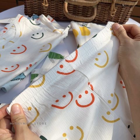 Bộ Quần Áo Cộc Tay 100% Cotton Mềm Mại Cho Bé Trai Bé Gái - Thời Trang Mùa Hè 2023 Họa Tiết Độc Đáo, Thoáng Mát