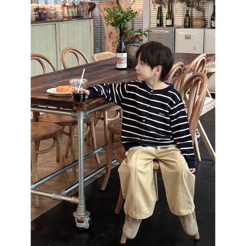 Áo Len Cardigan Nhung Thỏ Thêu Chữ Mot Amote Dáng Rộng Cho Bé - Thời Trang Thu Đông Hàn Quốc Ambbkids Size 90-150