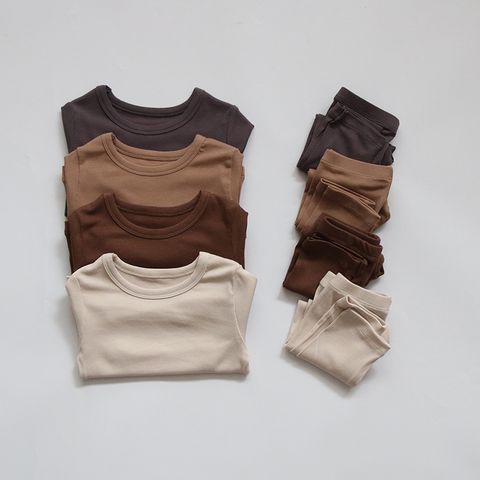 [PEEKABOO] Bộ Dài Tay Trơn Thun Tăm PeeKaBoo Quảng Châu Cao Cấp