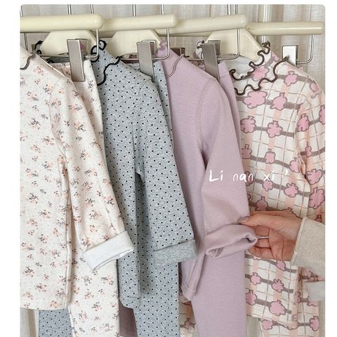 Bộ Quần Áo Dài Tay Cô Gái LINANXI - Cotton Nguyên Chất Mềm Mại, Họa Tiết Dễ Thương, Từ 2-6 Tuổi, Thời Trang Thu Đông 2025