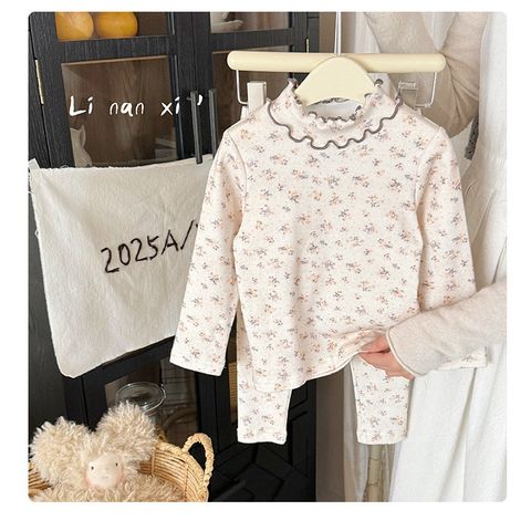 Bộ Quần Áo Dài Tay Cô Gái LINANXI - Cotton Nguyên Chất Mềm Mại, Họa Tiết Dễ Thương, Từ 2-6 Tuổi, Thời Trang Thu Đông 2025