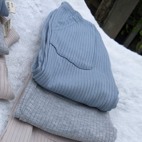 Bộ Đồ Thun Gân Bé Trai/Gái Peekaboo - Chất Liệu Cotton Mềm Mại, Phong Cách Hàn Quốc Dễ Thương, Thoáng Mát Cho Mùa Thu Đông