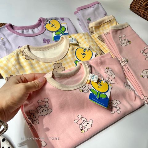 Bộ Dài Tay Cotton Họa Tiết Đáng Yêu Cho Bé - Thời Trang Thu Đông Siêu Xinh 2023, Đủ Size 1-6 Tuổi, Thoải Mái Chơi Đùa