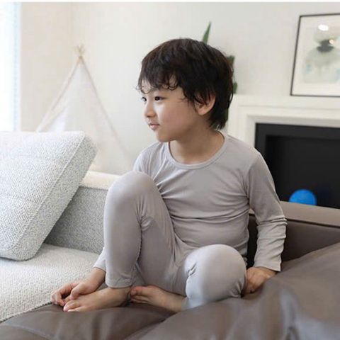 [Minkymom] Bộ Đồ Ngủ Dài Tay, Bộ Quần Áo Thun Tăm Cạp Cao MINKYMOM QUẢNG CHÂU Chống Muỗi Mặc Mùa Mưa 2025