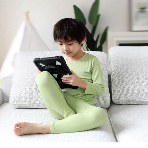 [Minkymom] Bộ Đồ Ngủ Dài Tay, Bộ Quần Áo Thun Tăm Cạp Cao MINKYMOM QUẢNG CHÂU Chống Muỗi Mặc Mùa Mưa 2025