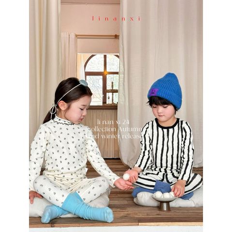 Bộ Quần Áo Dài Tay Cotton Hàn Quốc Cho Bé Trai, Bé Gái - Hoạ Tiết Xinh Xắn, Thoáng Mát 2024