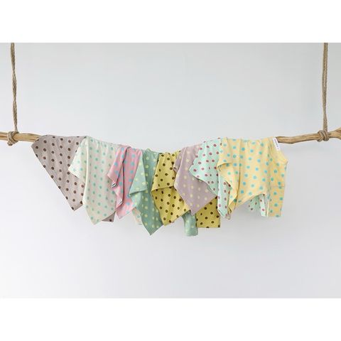 Bộ Cộc Tay Chấm Bi Thun Lạnh Minky Mom Cho Bé - Chất Liệu Cotton Mềm Mại, An Toàn và Thoáng Mát, Size Đa Dạng Từ 6-26kg