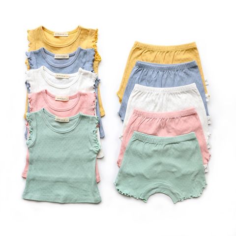 Bộ Ba Lỗ Thông Hơi Minky Mom 2023 Cho Bé Trai & Bé Gái Màu Pastel - Thoáng Mát, 100% Cotton An Toàn, Phong Cách Mới Hè