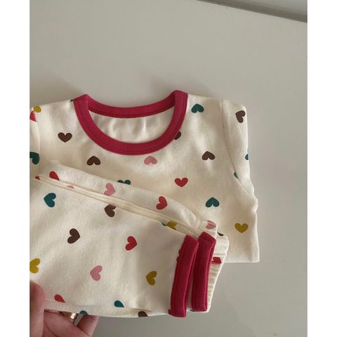 Bộ Đồ Dài Tay Thu Đông Hàn Quốc Cho Bé Trai Gái - Bộ Quần Áo Mặc Nhà Đi Học, Chất Cotton Dày Dạn, Ấm Áp Mùa Lạnh