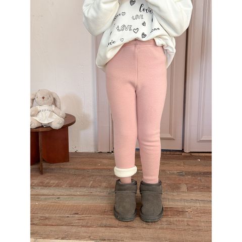 Quần Legging Bé Gái Ambbkids 2024 - Len Nhung Lót Lông Dày Dặn, Co Dãn Mềm Mại, Thời Trang Hàn Quốc Mùa Đông ấm áp