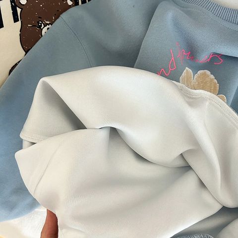 Áo Nỉ Dài Tay Dáng Bom Hoạ Tiết Hoạt Hình Dễ Thương Cho Bé Gái 2-8 Tuổi - Thời Trang Hàn Quốc Thu Đông 2023