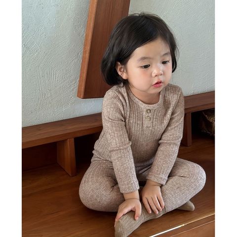 Bộ Quần Áo Dài Tay Len Tăm 320g Cao Cấp - Thời Trang Thu Đông Cho Bé Gái và Bé Trai, Phong Cách Hàn Quốc
