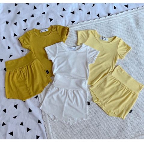 Bộ Cộc Thun Lạnh Minky Mom Cao Cấp - 16 Màu Ngọt Ngào, Thoáng Mát Cho Bé - Quần Chip Nằm Điều Hòa Thời Trang Trẻ Em
