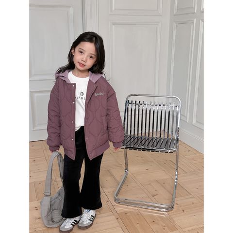 Ambbkids 2024-Quần Dài Nhung Lót Lông Ống Loe, Ống Vảy Siêu Ấm Mềm Mại Phong Cách Sành Điệu Cho Bé Gái Thu Đông 2024
