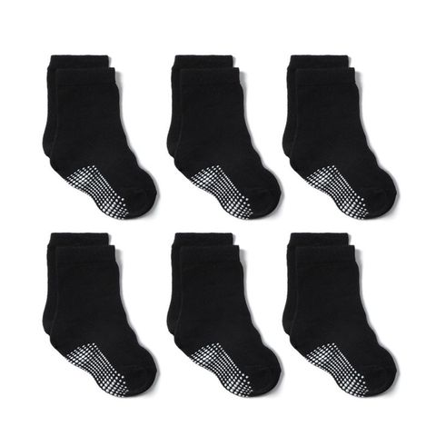 Set 6 Đôi Tất Chống Trượt Cho Bé 0-7 Tuổi - Tất Đẹp, Dễ Giặt, Thoải Mái Đi Trong Nhà Hoặc Trường Học