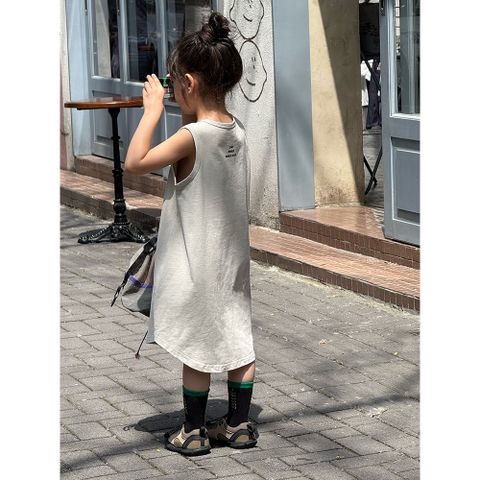Váy Suông Sát Nách Cotton Bé Gái Dễ Thương - Thời Trang Hàn Quốc Mùa Hè 2025 Cho Bé, Kiểu Dáng Năng Động và Thoải Mái