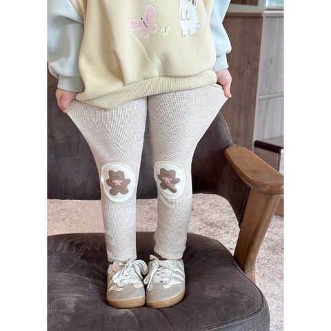 [2024] Quần Legging Gấu Hoạt Hình Co Dãn Mềm Mại, Dễ Thương Cho Bé Mùa Thu Đông Phong Cách Hàn Quốc