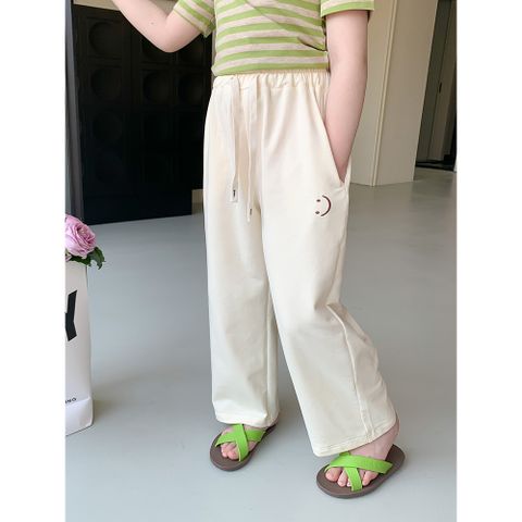 Quần Dài Ống Suông Cotton Mát Mẻ Cho Bé Gái 1-8 Tuổi - Thời Trang Trẻ Em Ambb Kids, Thoải Mái Đi Học, Đi Chơi