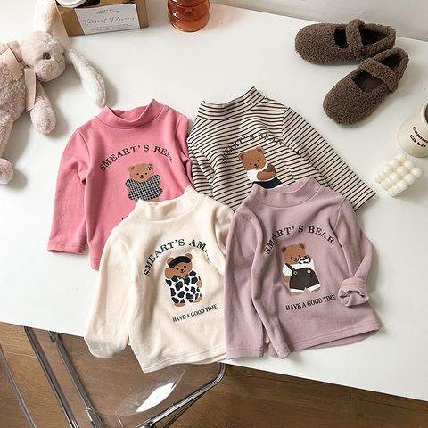 Áo Nỉ Giữ Nhiệt Cổ Cao Ambbkids Dễ Thương Cho Bé Trai Bé Gái - Mềm Mại và Ấm Áp, Đủ Kích Thước 73-120 cm