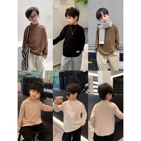 Áo Giữ Nhiệt Thu Đông Cho Bé Trai Gái AMBB Kids - Chất Liệu Mềm Mại, Năng Động, Phong Cách Hàn Quốc, Size 90-150