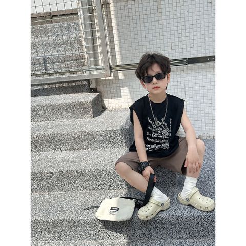Áo Thun Sát Nách Cotton Dáng Rộng Phong Cách Hàn Quốc Cho Bé Trai Hàng Chính Hãng AMBB - Thời Trang Năng Động, Đơn Giản Dễ Phối