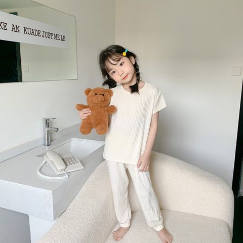 [New2023] Bộ Tăm Tay Cộc Quần Dài Bo Gấu Thông Hơi Thoáng Mát Chống Muỗi Cho Bé Trai Bé Gái Mới Nhất Hè 2023