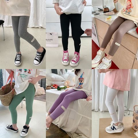 Quần Legging Dài Mỏng Mát Chống Muỗi Cho Bé Gái 1-8 Tuổi - Chất Cotton Co Giãn Thoải Mái Hàng Ambb Kids