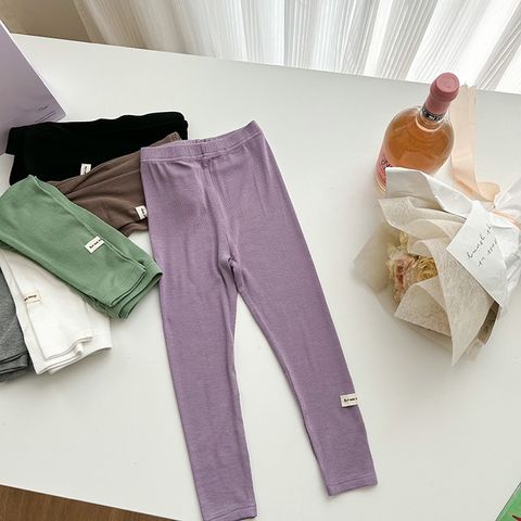 Quần Legging Dài Mỏng Mát Chống Muỗi Cho Bé Gái 1-8 Tuổi - Chất Cotton Co Giãn Thoải Mái Hàng Ambb Kids