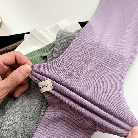 Quần Legging Dài Mỏng Mát Chống Muỗi Cho Bé Gái 1-8 Tuổi - Chất Cotton Co Giãn Thoải Mái Hàng Ambb Kids