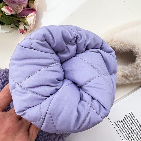 [Xả hàng] Áo Khoác Ambbkids Lông Trần Bông Khoai Môn Tím Sang Trọng Phong Cách Hàn Quốc Cho Bé Gái