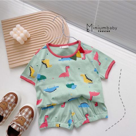 Đồ Bộ Cộc Tay Kẻ Nắp Túi Cho Bé Trai - Thời Trang Thiết Kế Cao Cấp Cho Bé 1-6 Tuổi, Thoáng Mát Mùa Hè