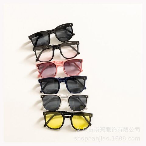 Kính Râm Trẻ Em Chống Tia UV Gọng Vuông Hàn Quốc - Kính Mát Du Lịch Mùa Hè Cho Bé Trai, Bé Gái, Kèm Túi Đựng Tiện Lợi