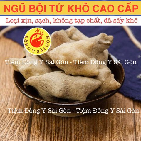 Ngũ Bội Tử Khô Cao Cấp 100g - Thực Phẩm Khô Tự Nhiên, Hỗ Trợ Tiêu Hóa và Giảm Đau Bụng, Không Tạp Chất