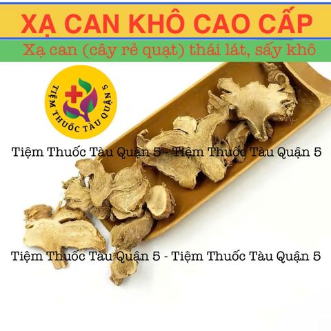 Xạ Can Cao Cấp 100g - Giải Độc, Giảm Đau Họng, Hỗ Trợ Tiêu Viêm, Cây Rẻ Quạt Thiên Nhiên, Thực Phẩm Khô Chất Lượng