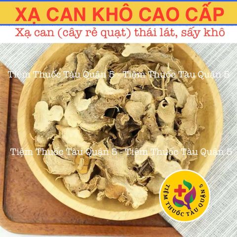 Xạ Can Cao Cấp 100g - Giải Độc, Giảm Đau Họng, Hỗ Trợ Tiêu Viêm, Cây Rẻ Quạt Thiên Nhiên, Thực Phẩm Khô Chất Lượng