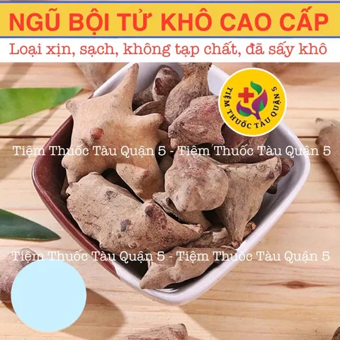 Ngũ Bội Tử Cao Cấp Khô 100g - Thực Phẩm Khô Tự Nhiên Chữa Đau Bụng, Giảm Sưng, Tẩy Độc, Không Tạp Chất